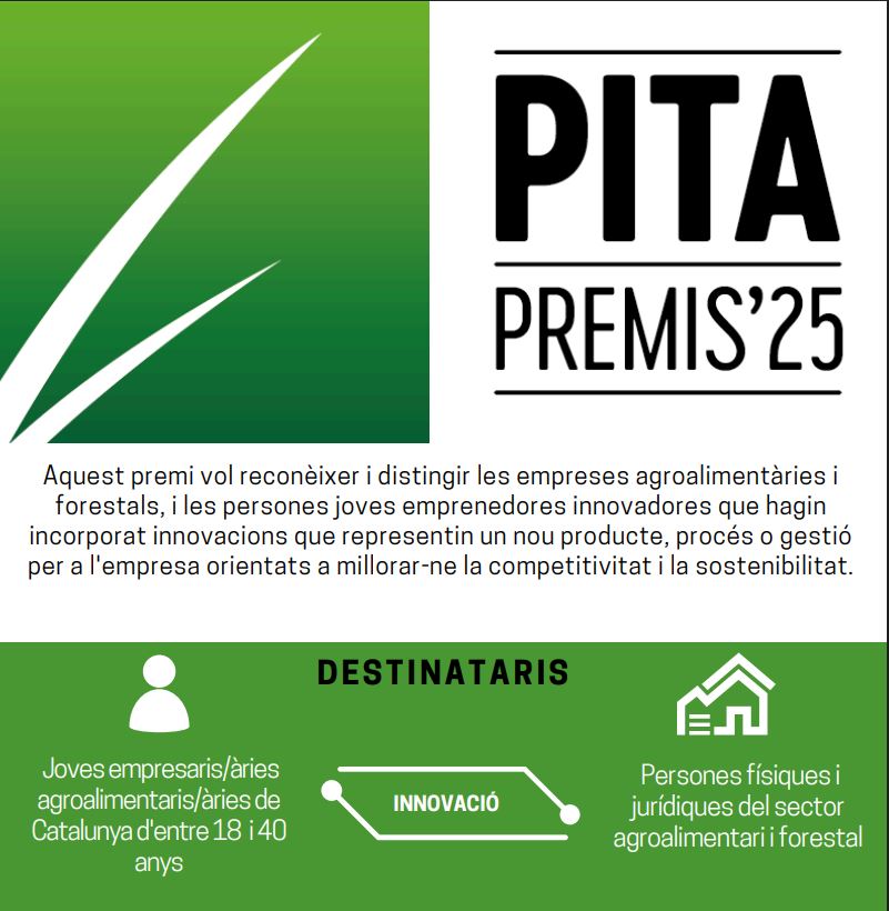 Premis Pita 2025 - agroproductorsosonallucanes.cat