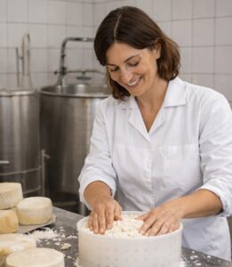 Empresària formatgera - agroproductorsosonallucanes.cat